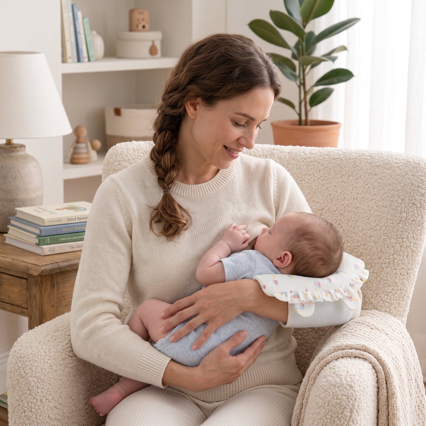 Little Manta Frost Nursing Arm Pillow