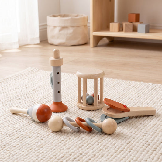Little Manta Wooden Musical Instrument Set