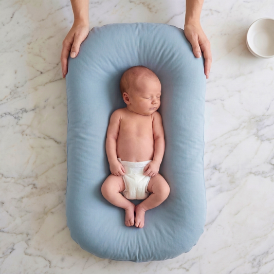 Little Manta Pastel Baby Lounger Nest