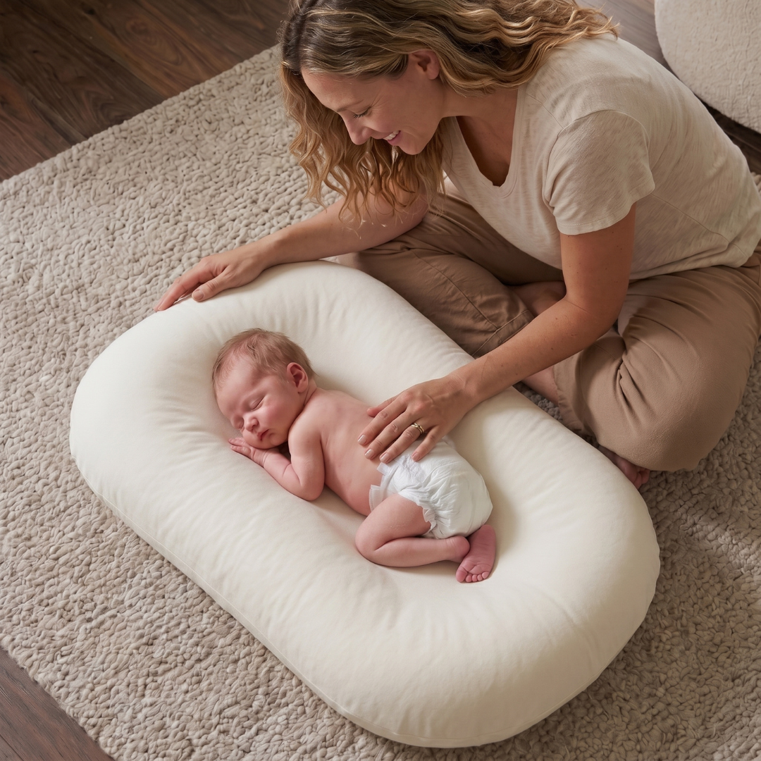 Little Manta Pastel Baby Lounger Pillow