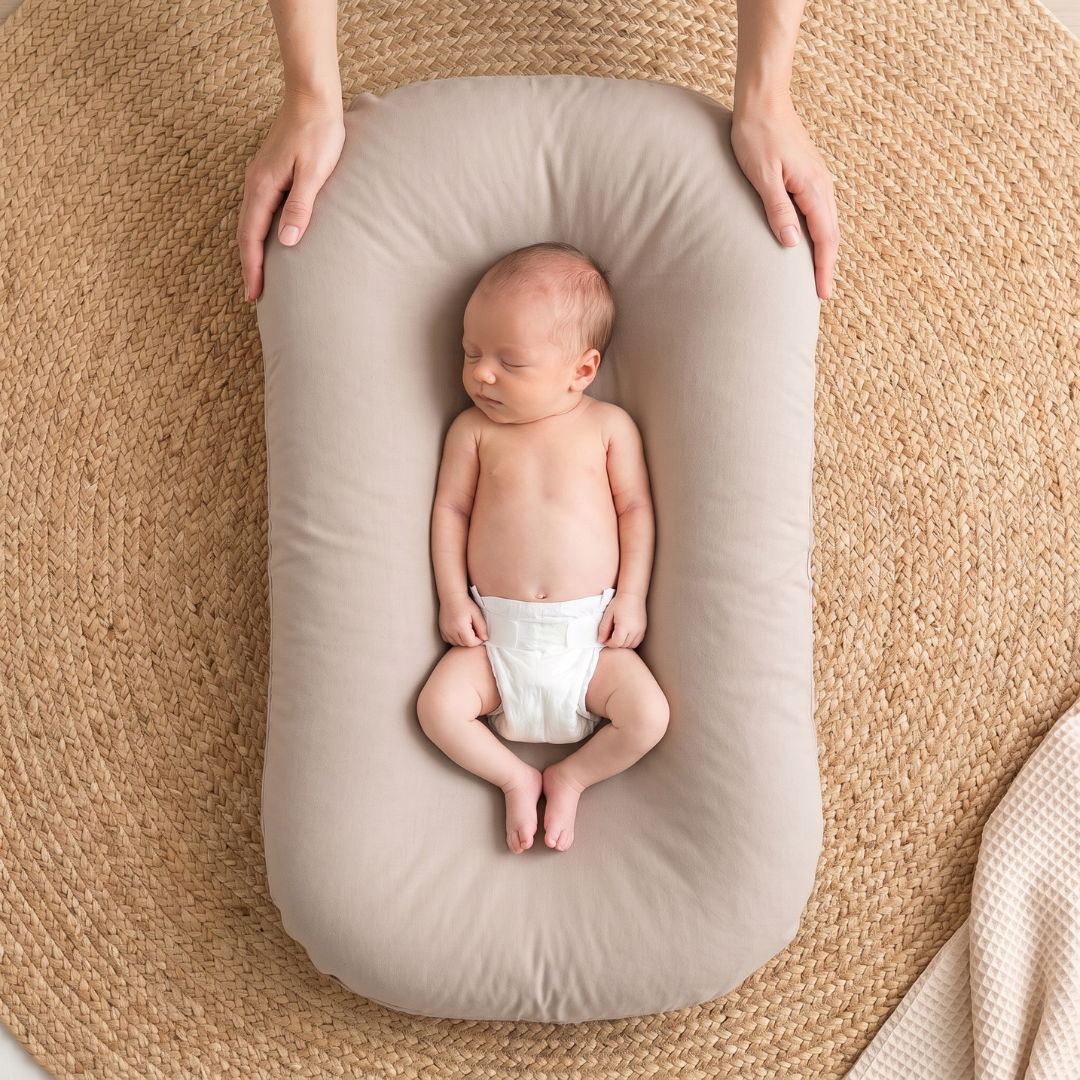 Little Manta Pastel Baby Lounger Nest