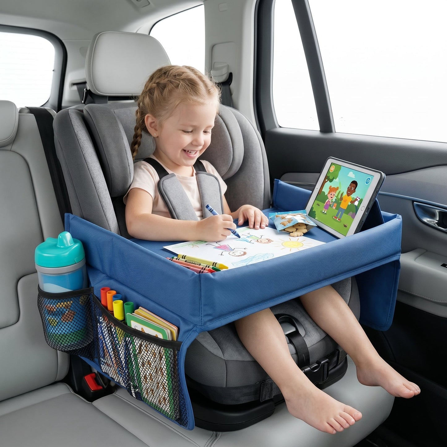 Little Manta Kids Snack and Play Travel Tray
