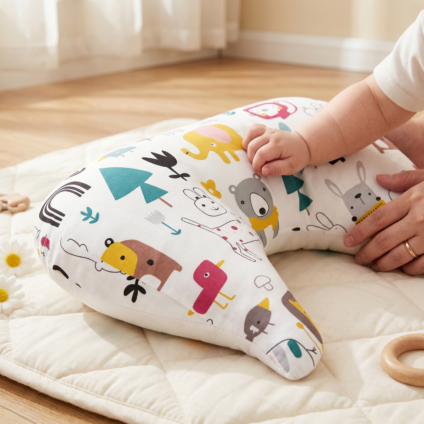 Little Manta Tummy Time Pillow