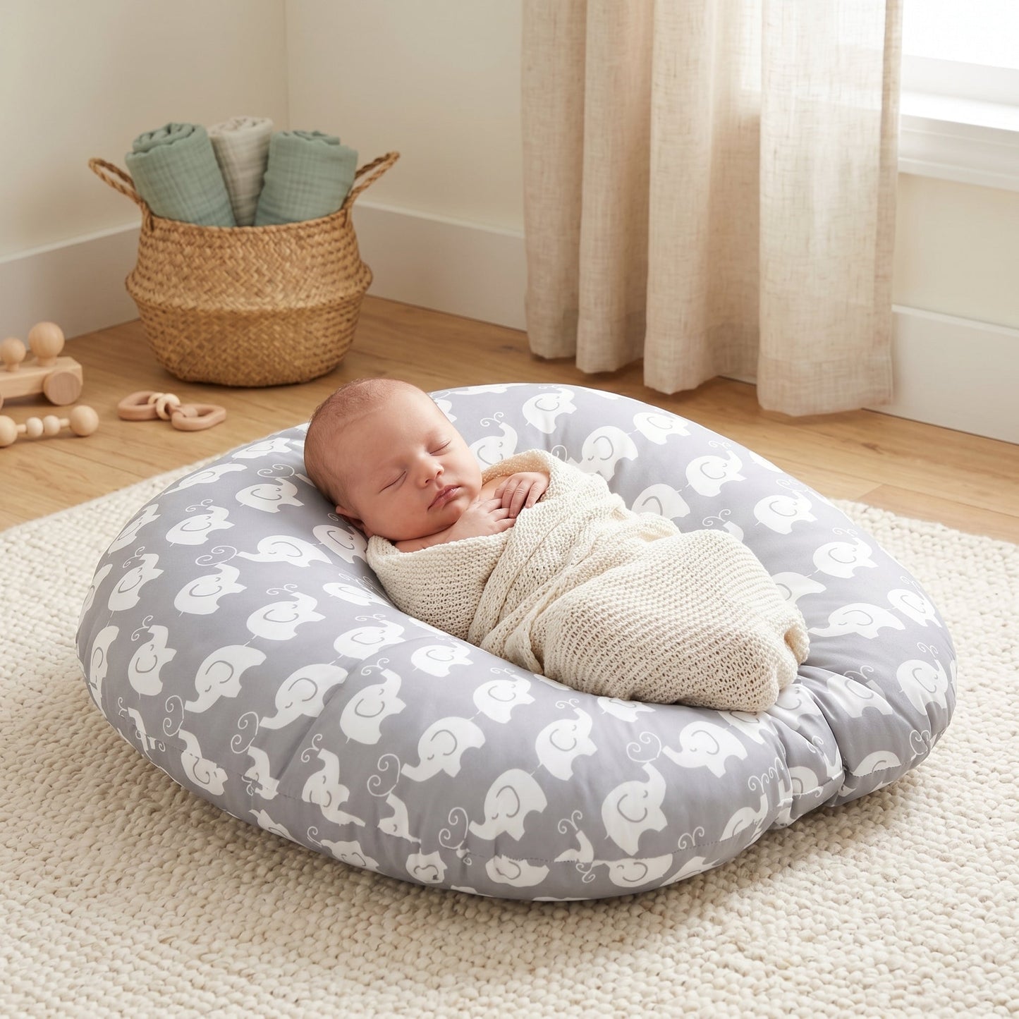 Little Manta Baby Wedge Pillow