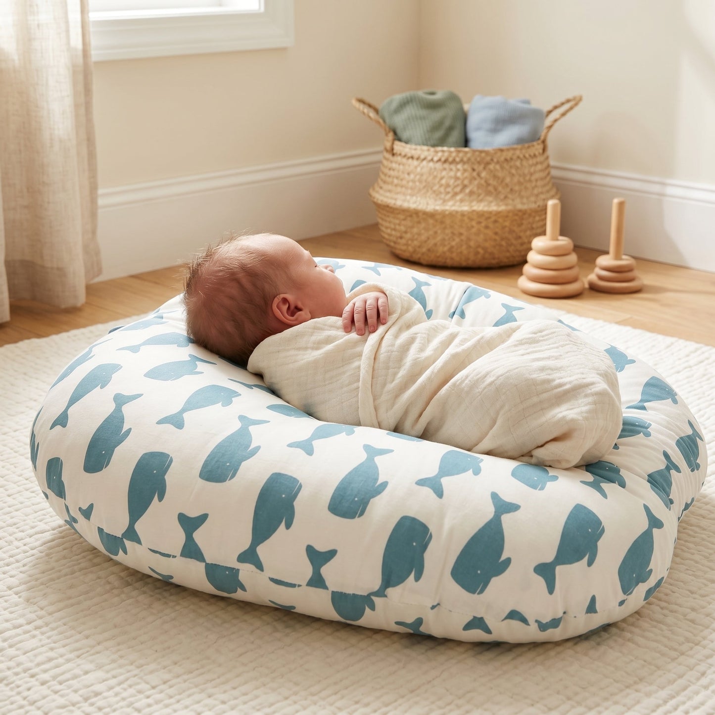 Little Manta Baby Wedge Pillow