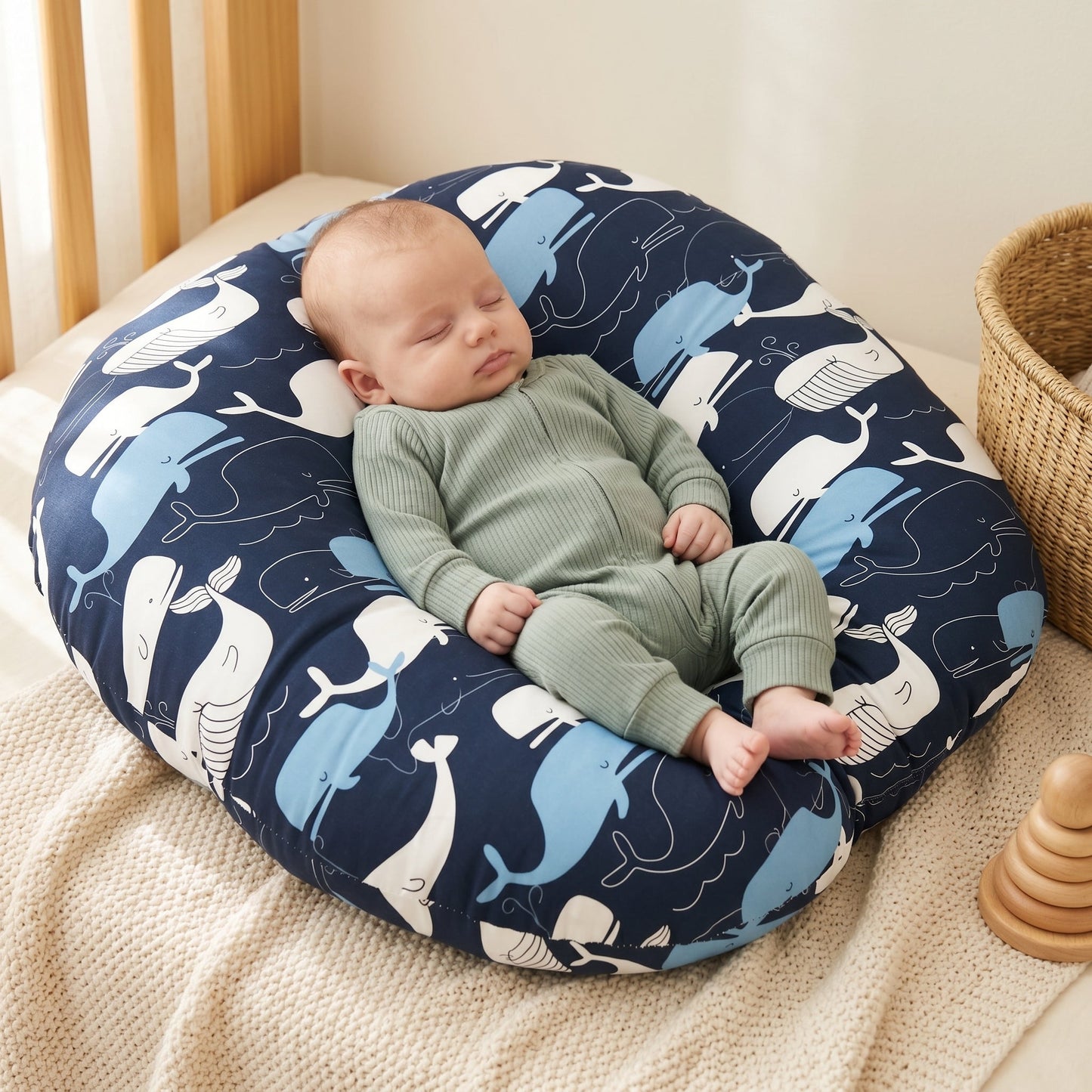 Little Manta Baby Wedge Pillow