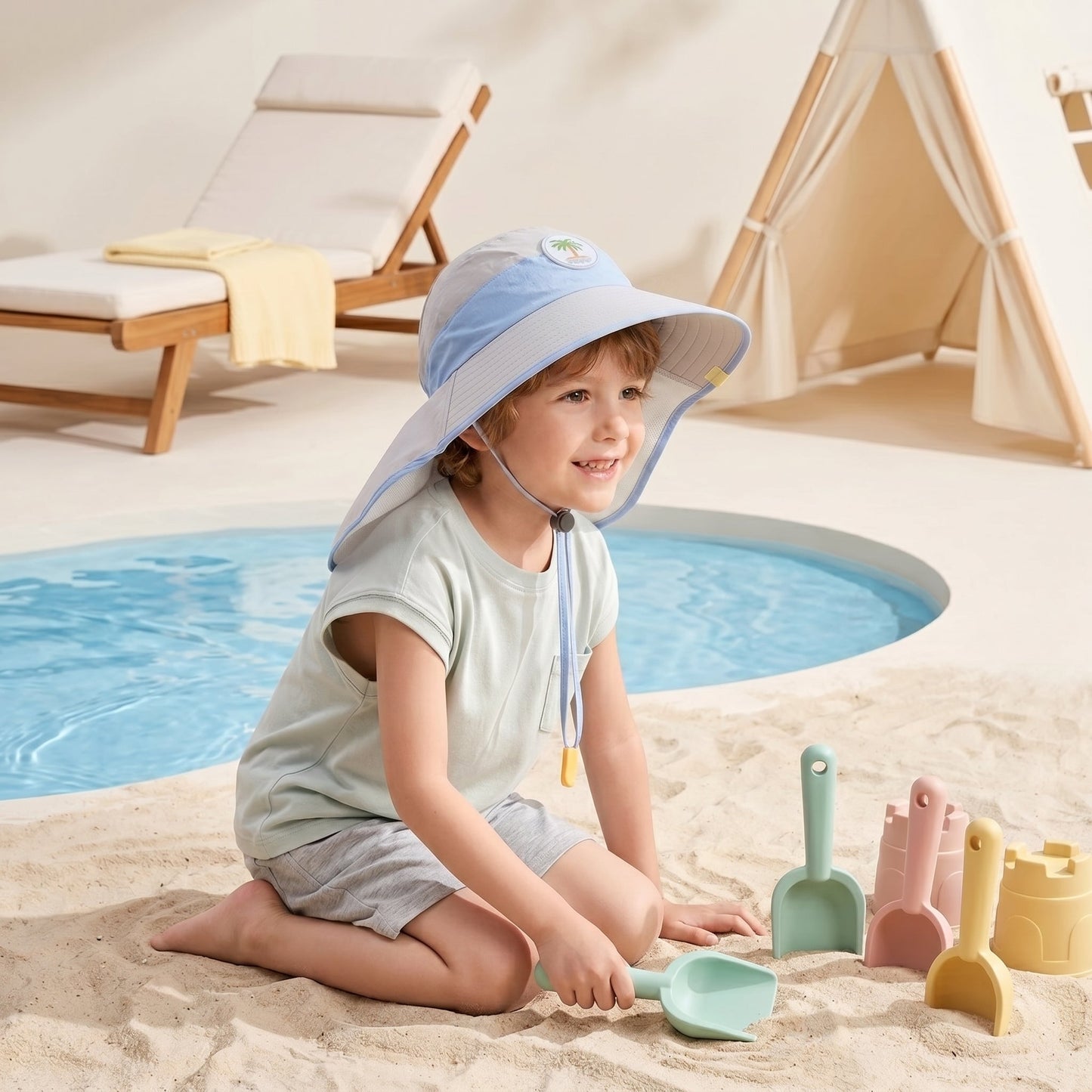 Little Manta Sunny Baby Sun Hat