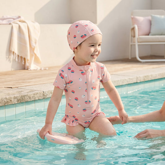 Little Manta Bloom Girls Swimsuit