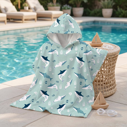 Little Manta Cuddle Kids Hooded Towel