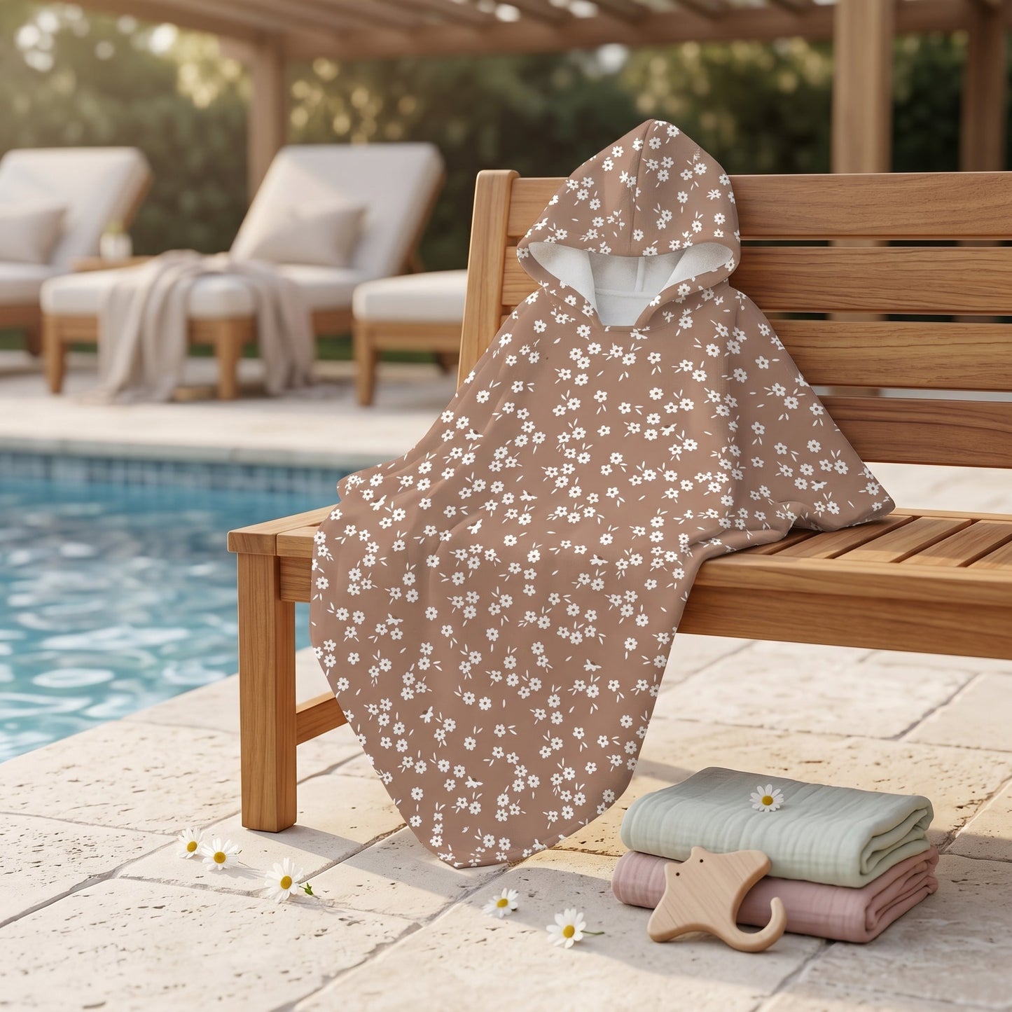 Little Manta Cuddle Kids Hooded Towel