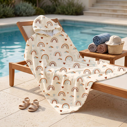 Little Manta Cuddle Kids Hooded Towel