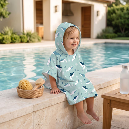 Little Manta Cuddle Kids Hooded Towel