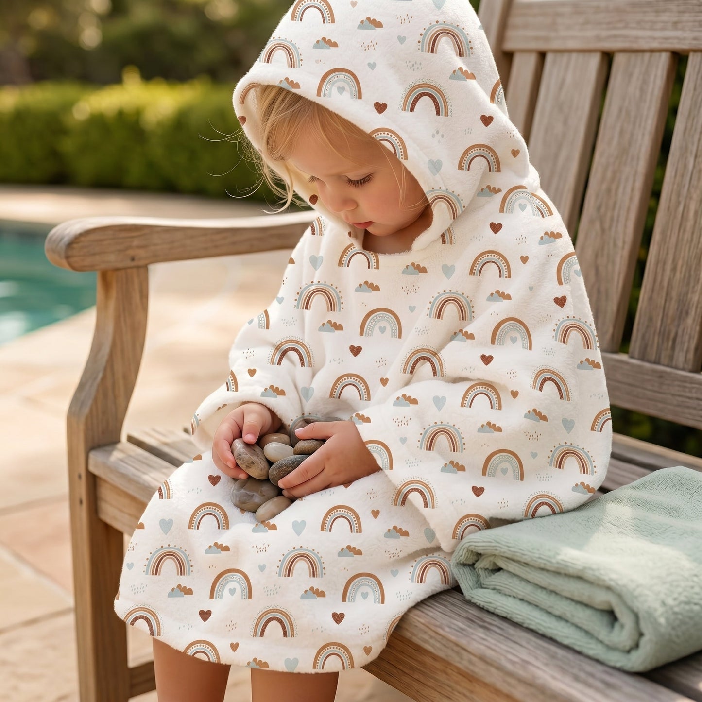 Little Manta Cuddle Kids Hooded Towel