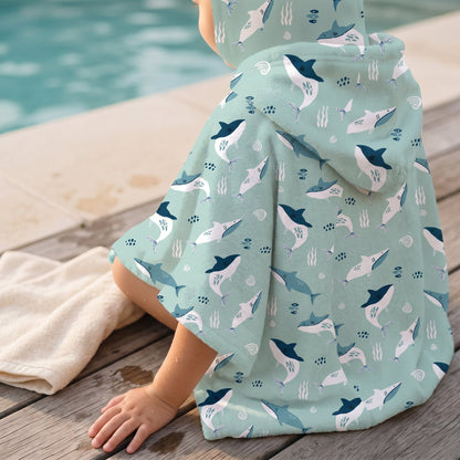 Little Manta Cuddle Kids Hooded Towel