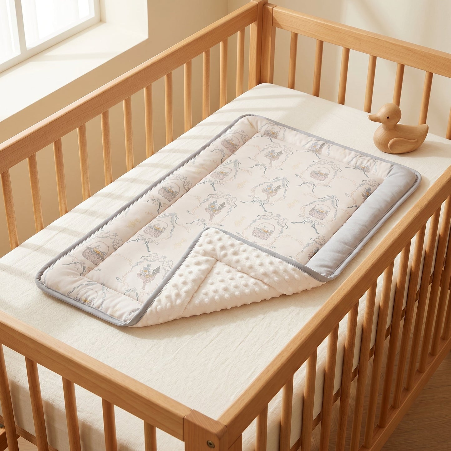 Little Manta Linen Baby Changing Mat