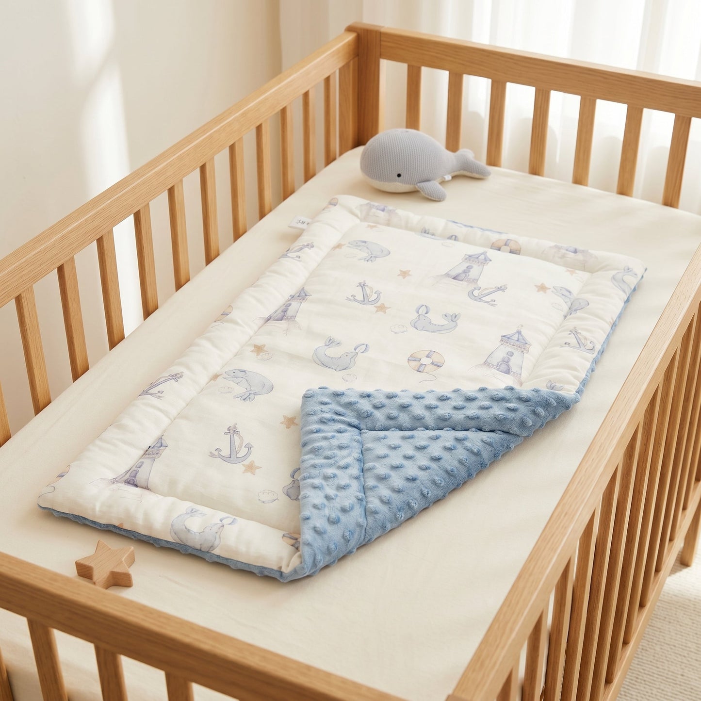 Little Manta Linen Baby Changing Mat