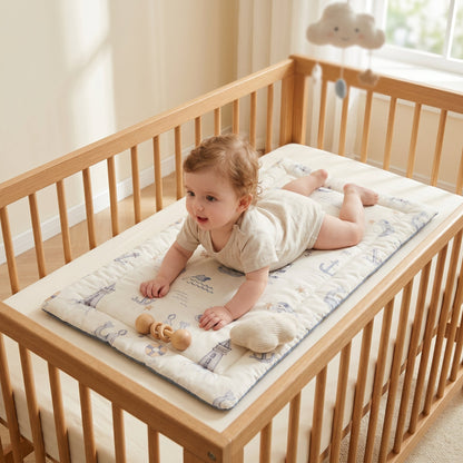 Little Manta Linen Baby Changing Mat