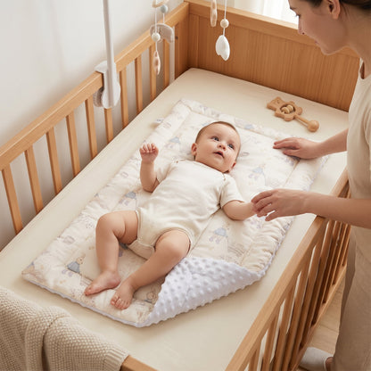 Little Manta Linen Baby Changing Mat