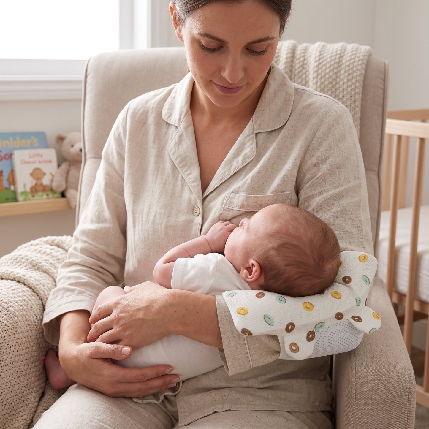 Little Manta Frost Nursing Arm Pillow