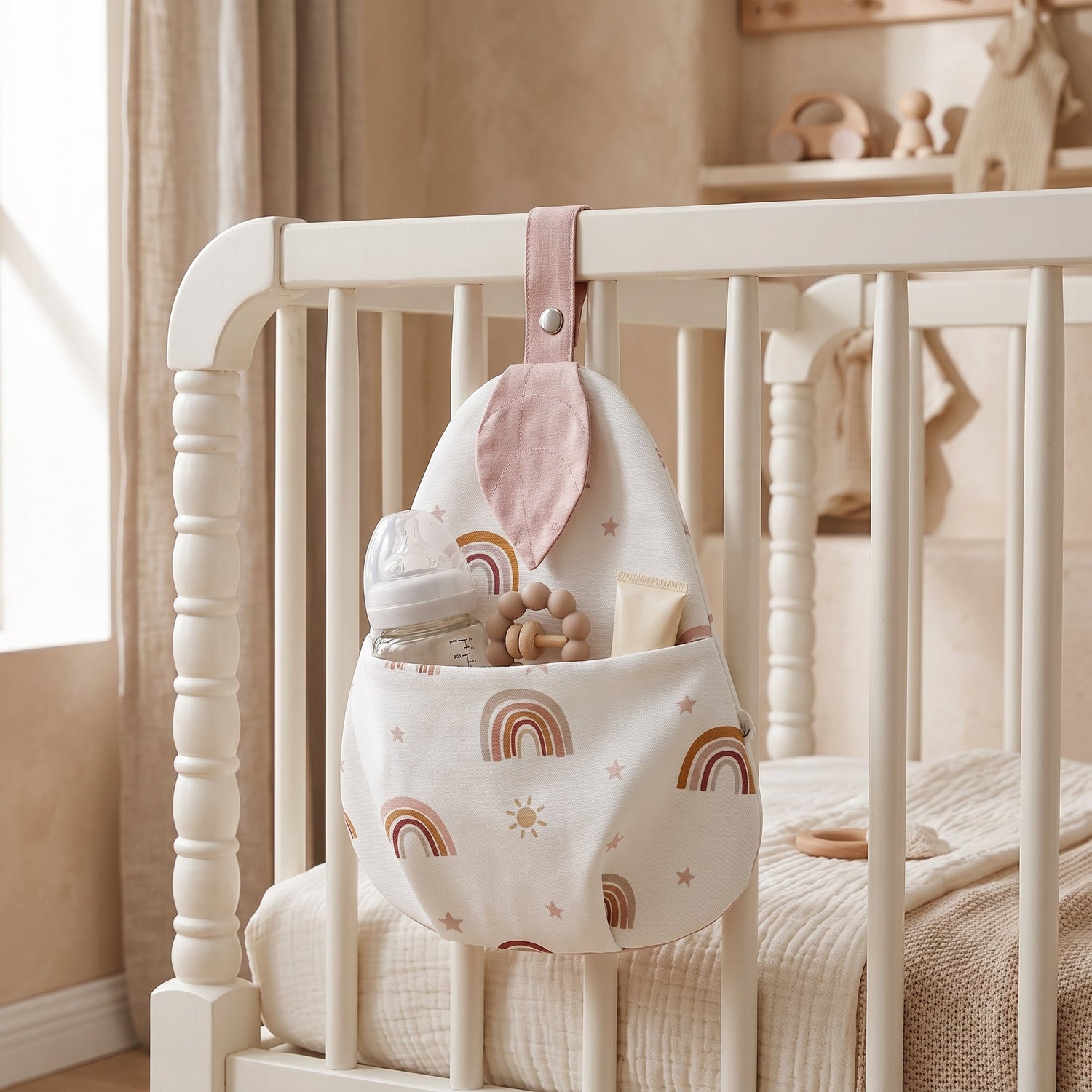 Little Manta Stow Crib Diaper Caddy