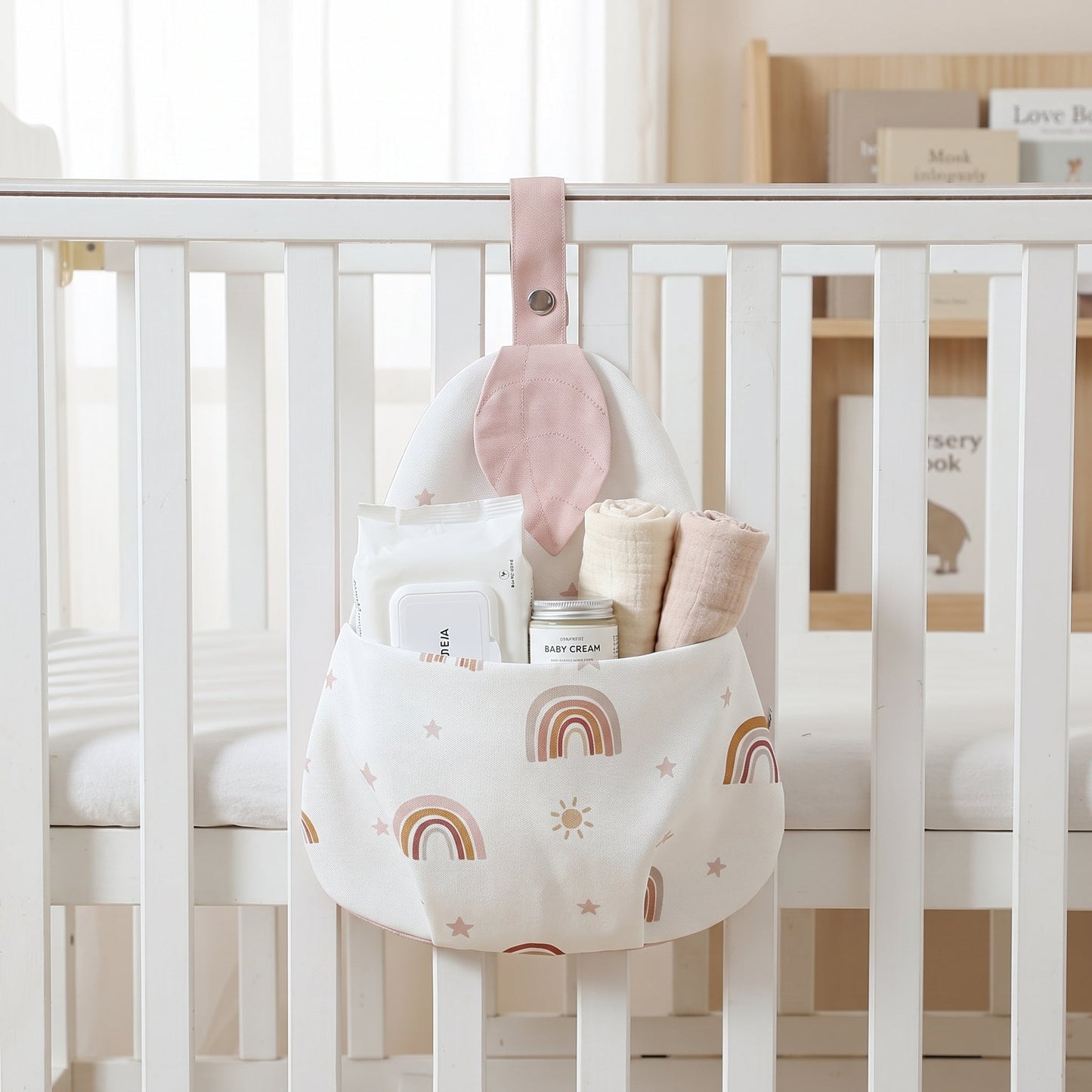 Little Manta Stow Crib Diaper Caddy