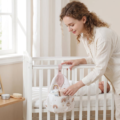 Little Manta Stow Crib Diaper Caddy
