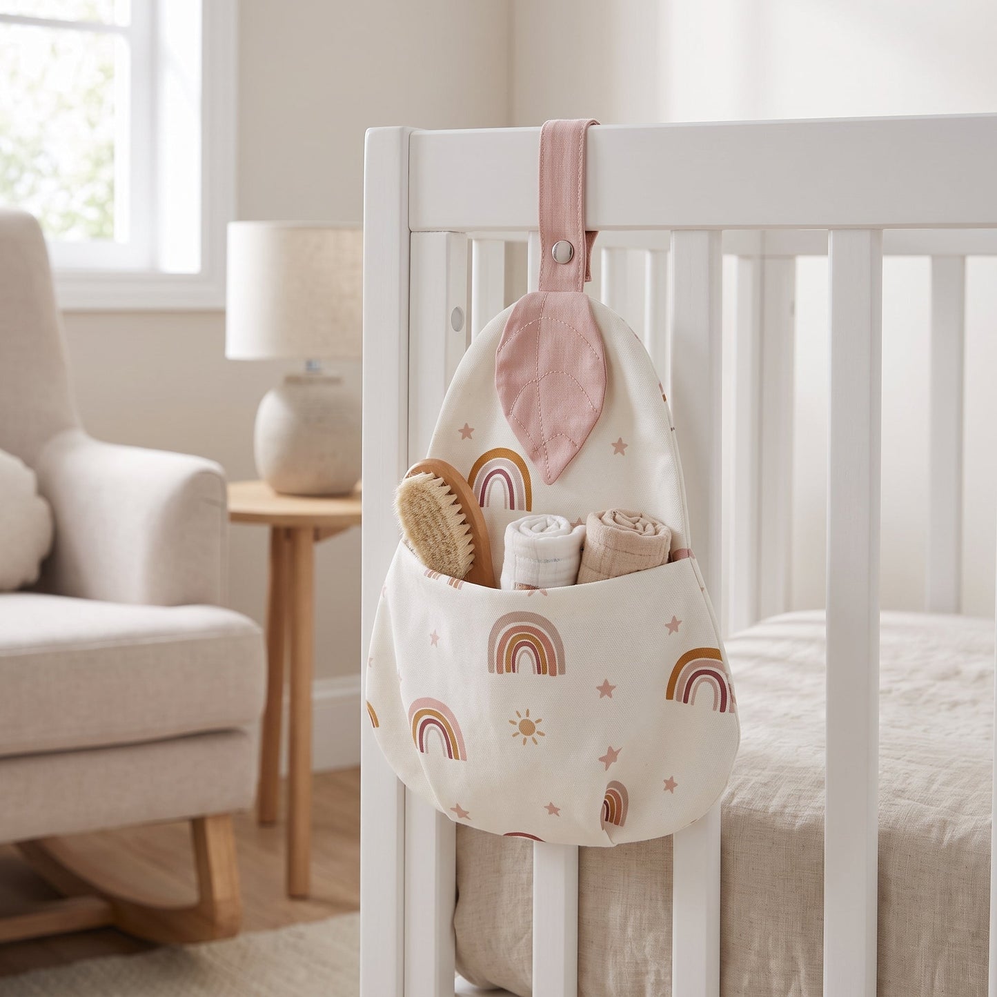Little Manta Stow Crib Diaper Caddy