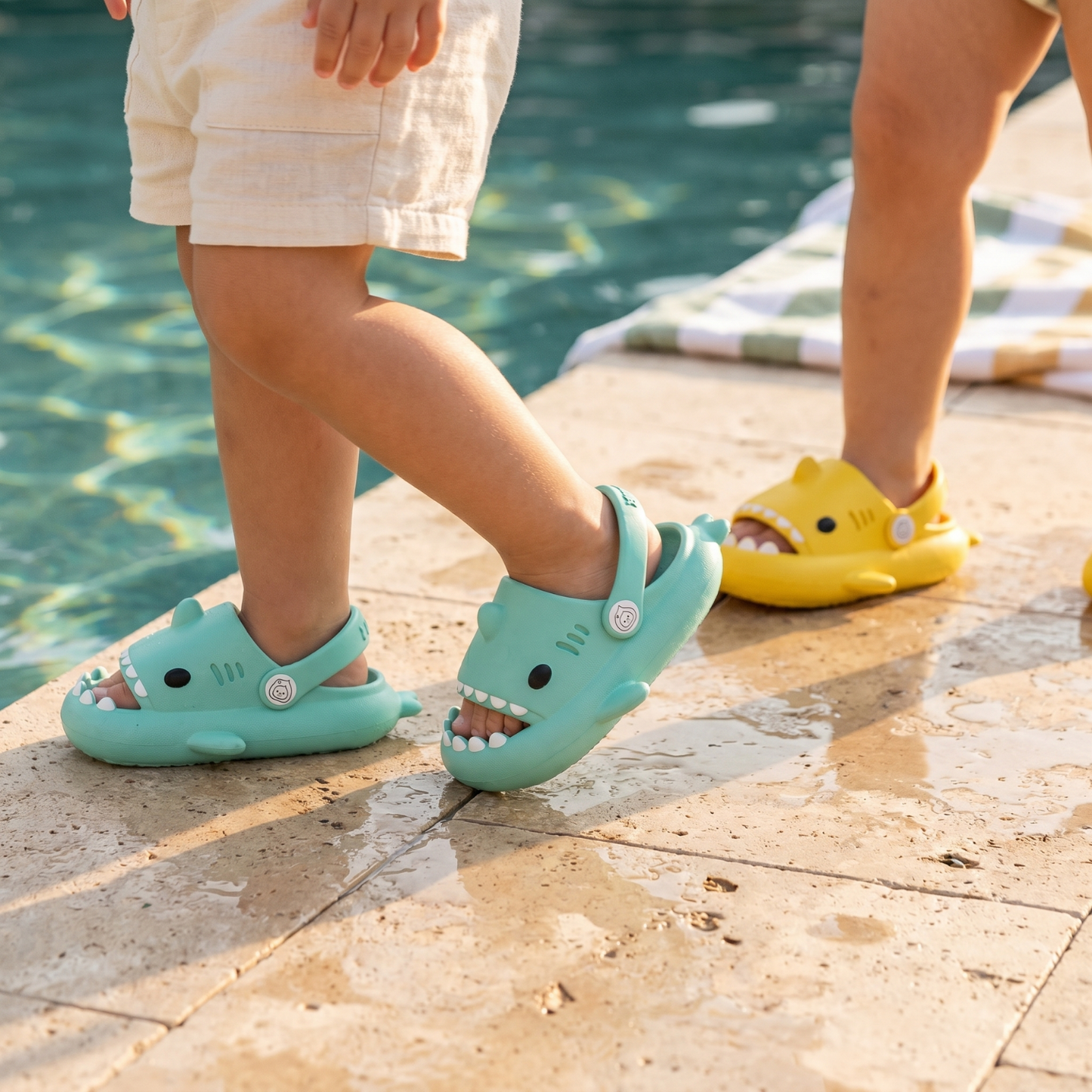 Little Manta Shark Kids Pool Slides