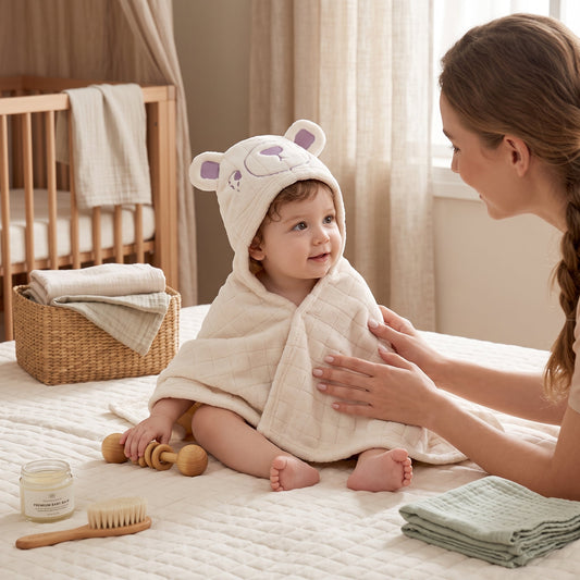 Little Manta Wrap Baby Bath Towel