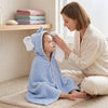 Little Manta Baby Kids Hooded Bathrobe