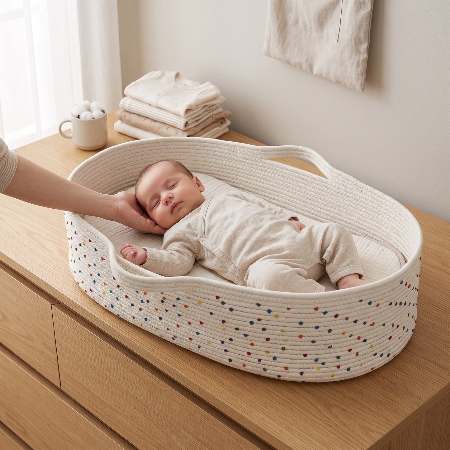 Little Manta Tote Baby Changing Basket