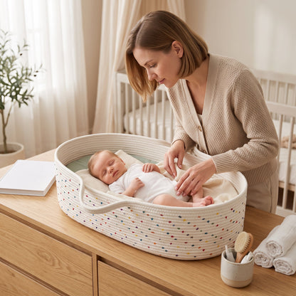 Little Manta Tote Baby Changing Basket