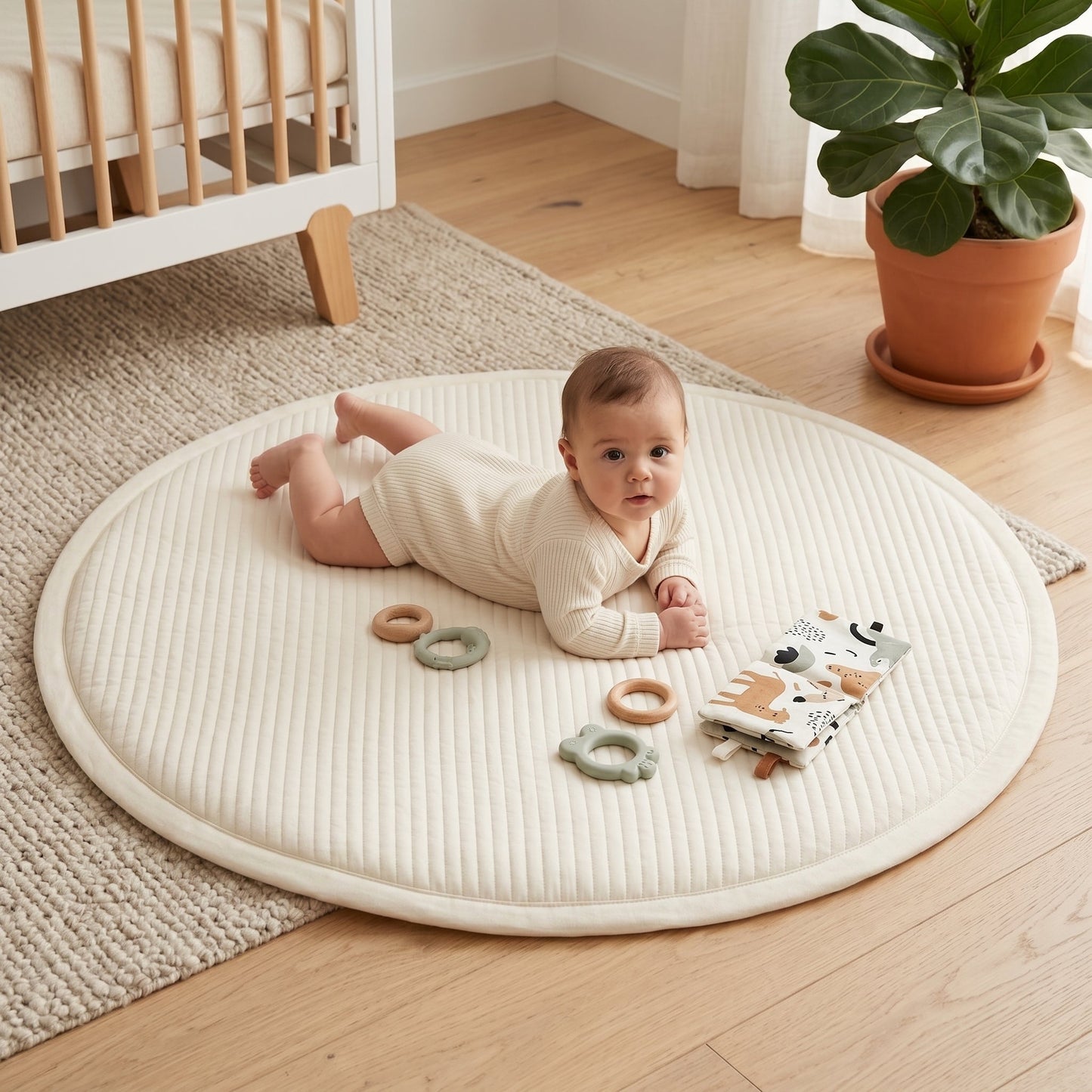 Little Manta Round Baby Play Mat