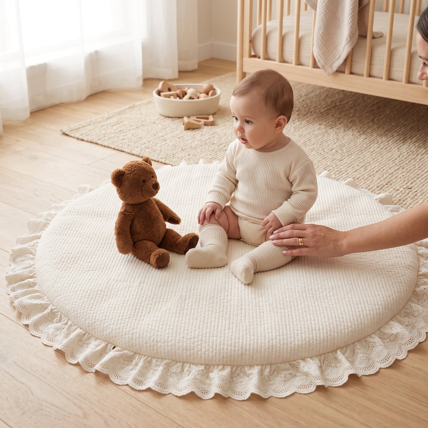 Little Manta Round Baby Play Mat