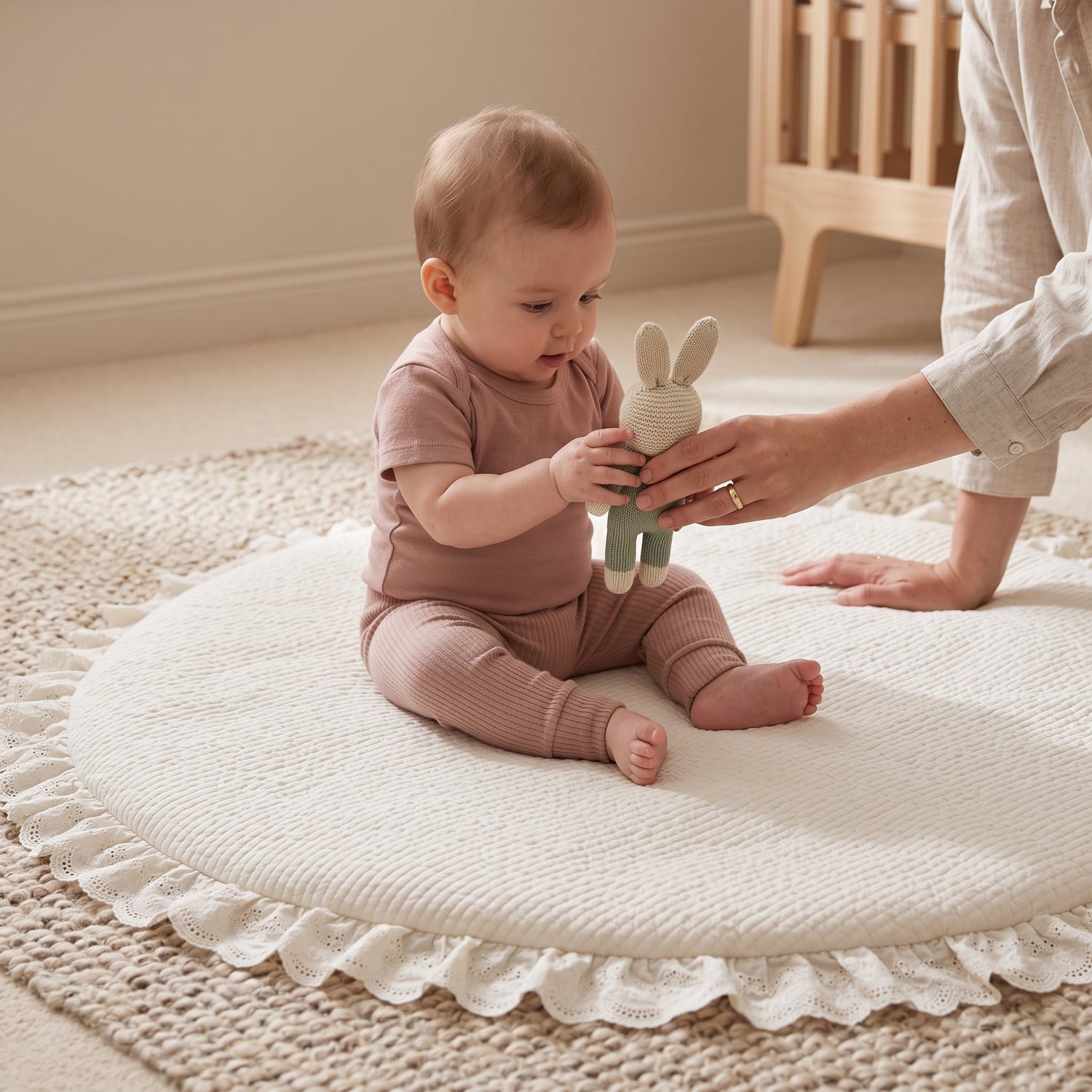 Little Manta Round Baby Play Mat