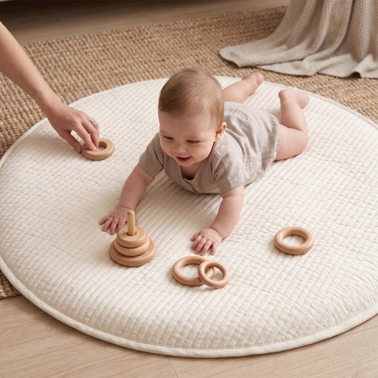 Little Manta Round Baby Play Mat