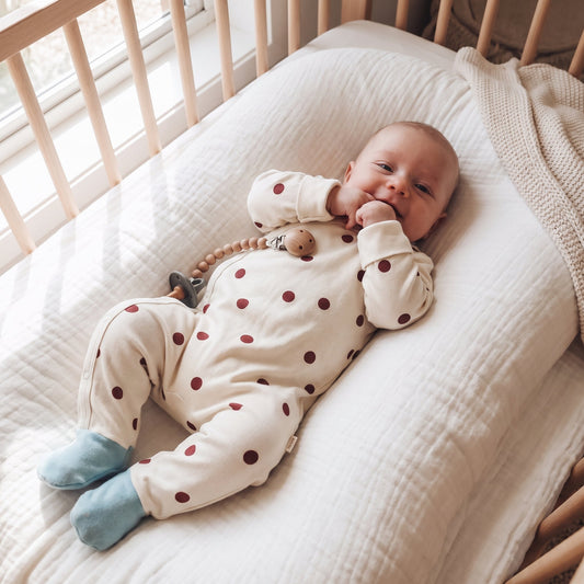 Little Manta Cotton Baby Footed Romper