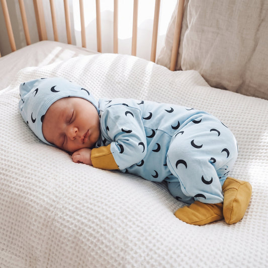Little Manta Cotton Baby Footed Romper