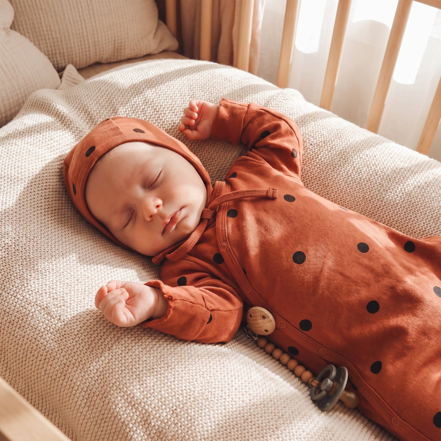 Little Manta Cotton Baby Footed Romper