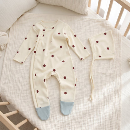 Little Manta Cotton Baby Footed Romper