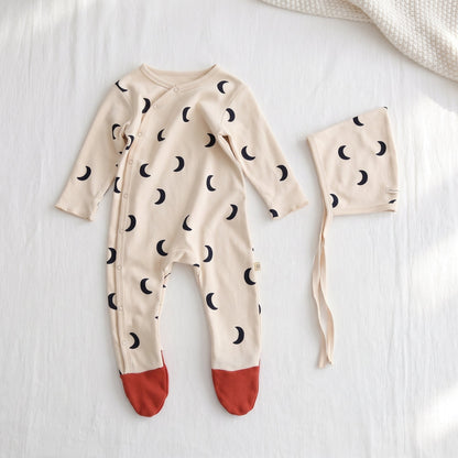 Little Manta Cotton Baby Footed Romper