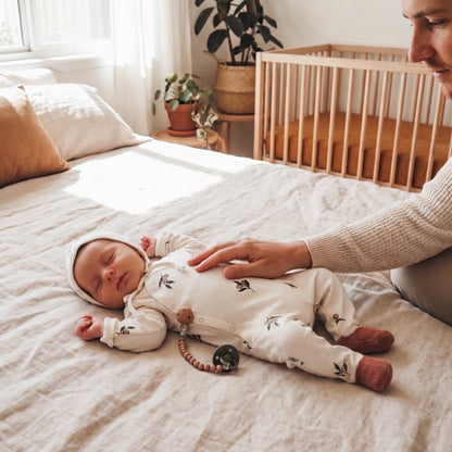 Little Manta Cotton Baby Footed Romper