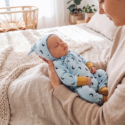 Little Manta Cotton Baby Footed Romper