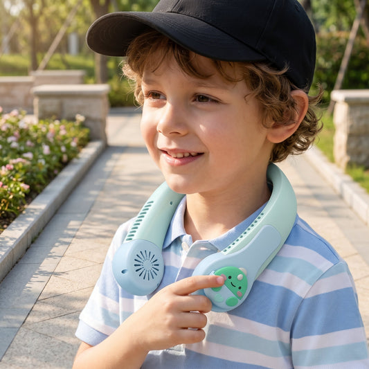 Little Manta Kids Wearable Neck Fan