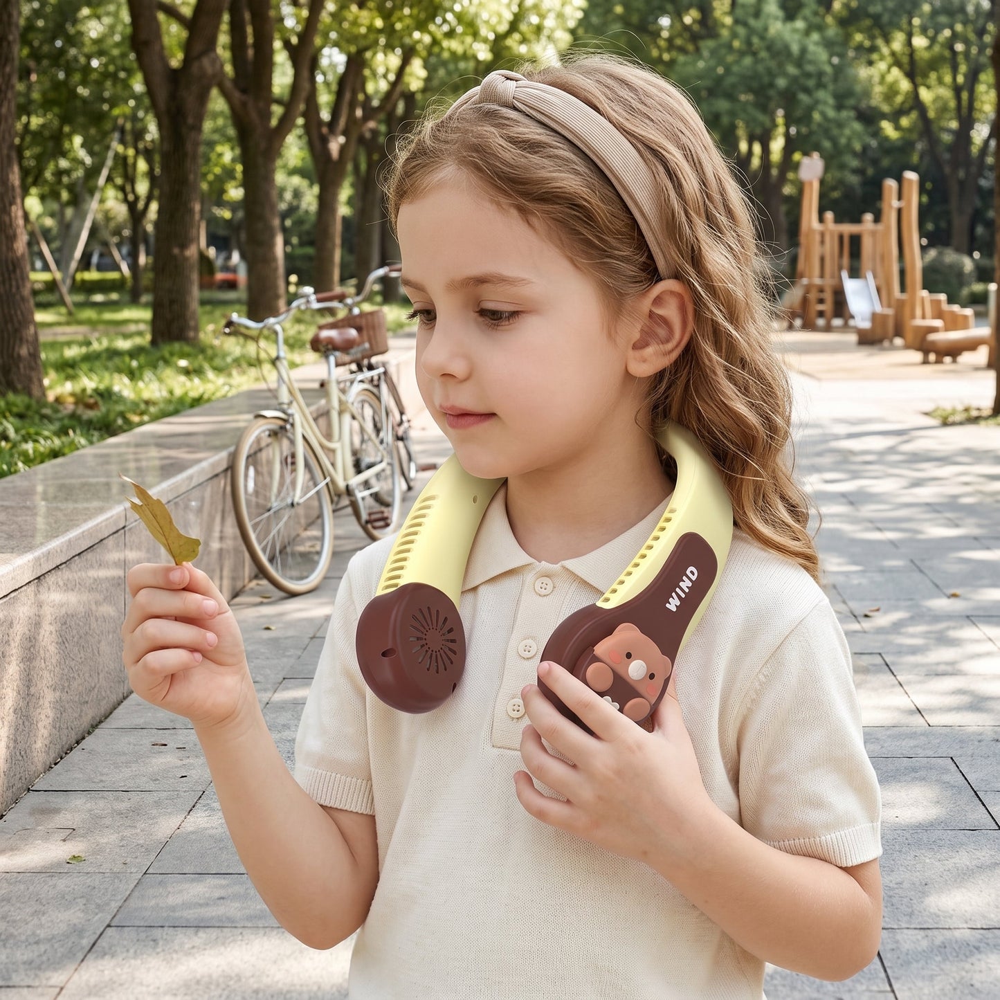 Little Manta Kids Wearable Neck Fan