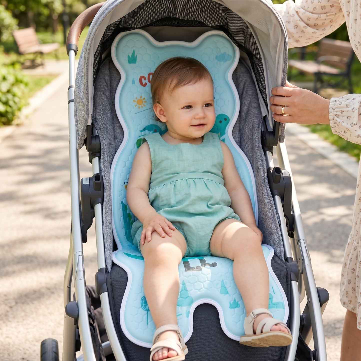 Little Manta Cool Baby Stroller Pad