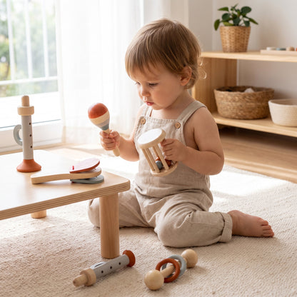 Little Manta Wooden Musical Instrument Set