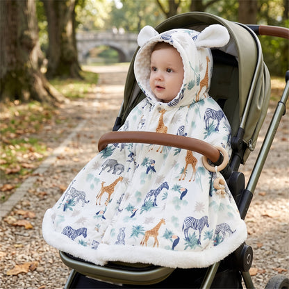 Little Manta Autumn Baby Hooded Cloak
