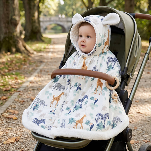 Little Manta Autumn Baby Hooded Cloak