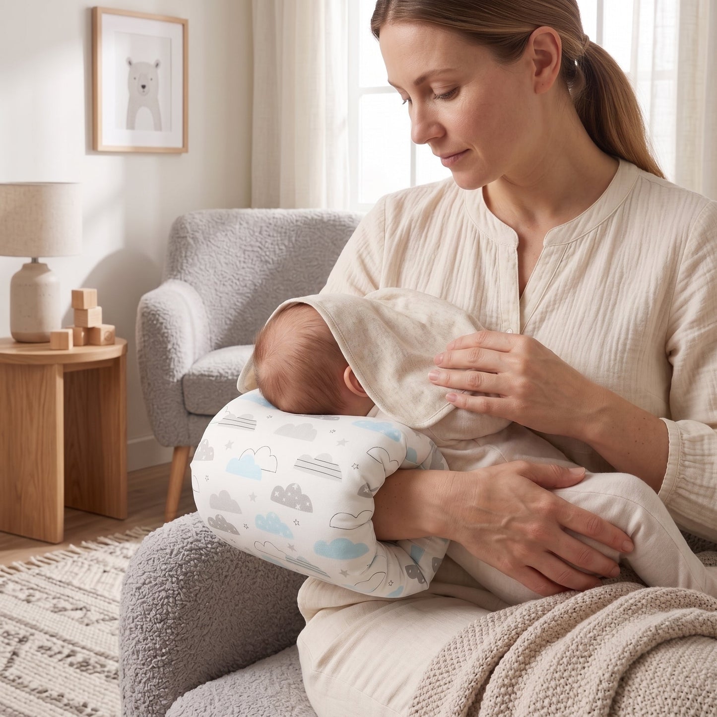 Little Manta Feeding Arm Pillow